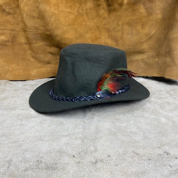 Alpine Oktoberfest Hat  Wool Hats Bavarian German Beer Festival Accessory NEW - Picture 3 of 6